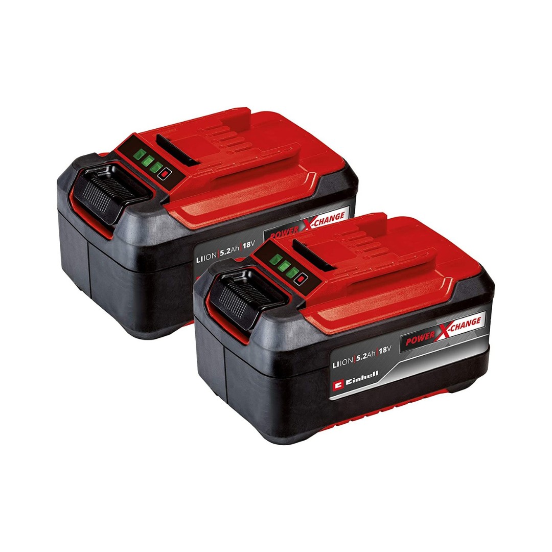 2x Batterie Einhell X-Charge 5.2h 18v